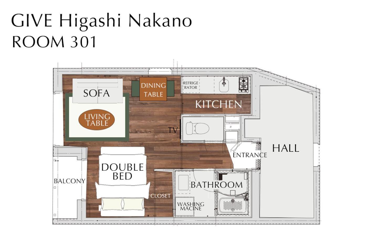 Give Higashi Nakano Tokyo Luaran gambar